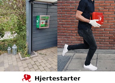 Hjertestarter på Svinø Strand